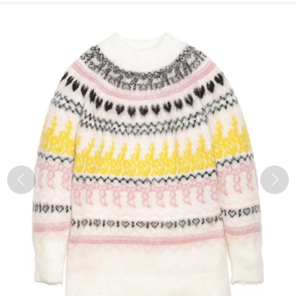 FURFUR Heart Nordic Sweater